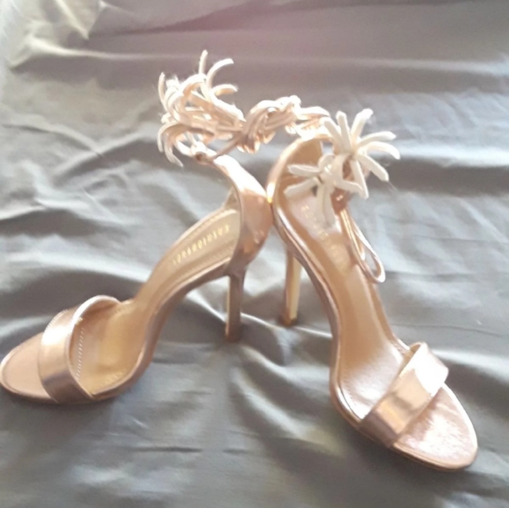Rose gold heels